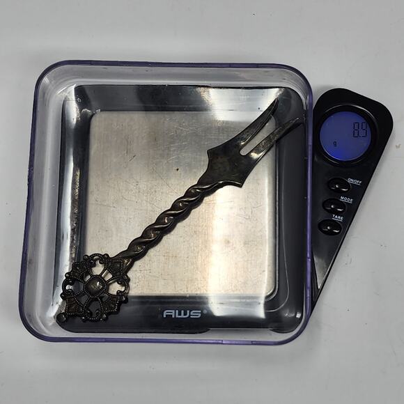 Sterling Silver Antique Vintage Fork - Picture 8 of 8